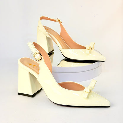 Tacones Blanco Milagros Moda
