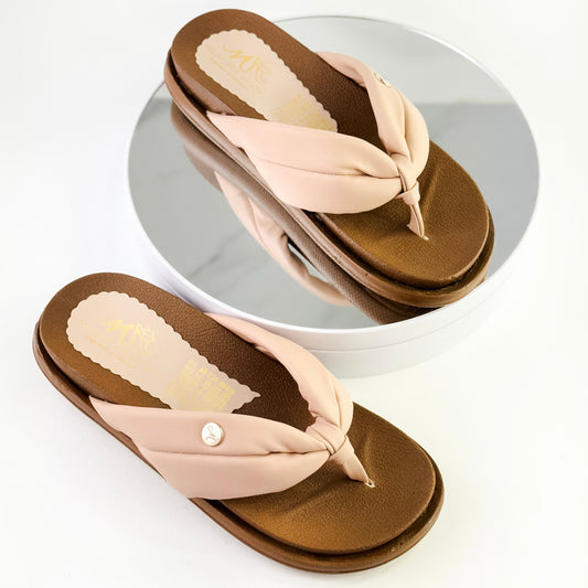 Sandalias estilo flip flop acolchadas para mujer Ref. 0516 rosa