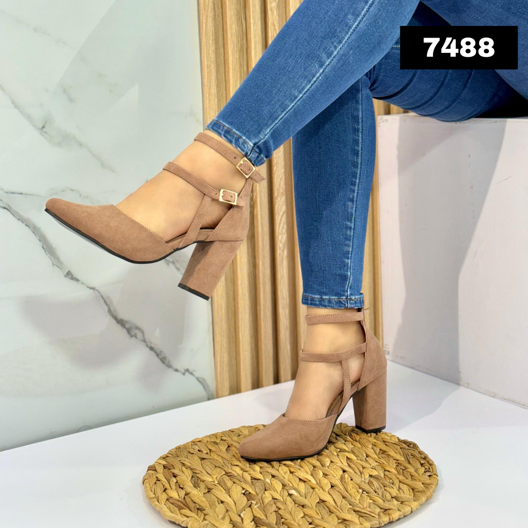 Calzado Mujer Tacón  7.5   REF: 7488  Envió Gratis - Milagros Moda