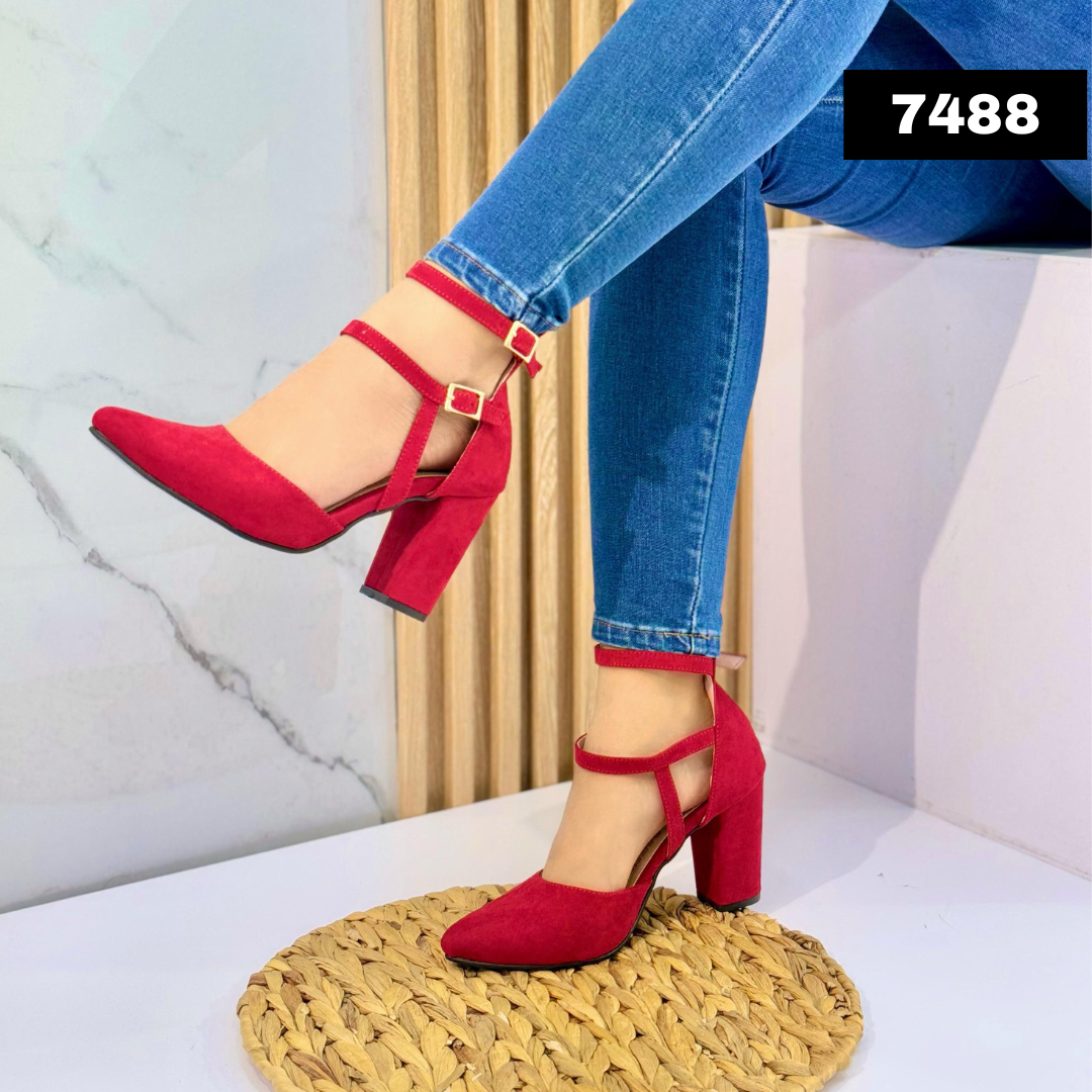 Calzado Mujer Tacón  7.5   REF: 7488  Envió Gratis - Milagros Moda